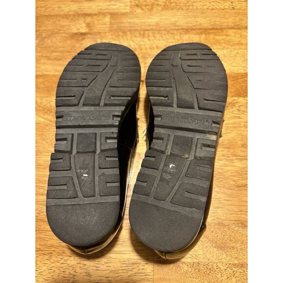 Franco Sarto Carolynn Tassel Loafers Black Patent Leather Quiet Luxury 8W - Picture 7 of 8